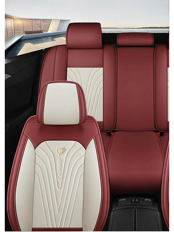 All-Season Full Leather Car Seat Cushion