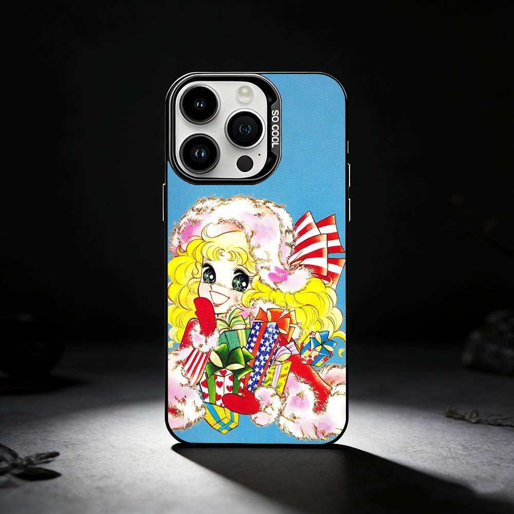 

Аниме Конфетный чехол для телефона iPhone 17,16,15,14,13,12,11 Plus,Pro Max,XS,Цветной серебристый чехол для телефона iPhone12PROMAX