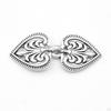 4 Pairs Cardigan Clips Vintage Hollow Flower Cape Fasteners Sew On Hooks and Eyes Clip