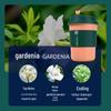 Car Coffee Cup Aroma Diffuser: Long-Lasting Essential Oil Fragrance, Odor Remover, and Freshener.