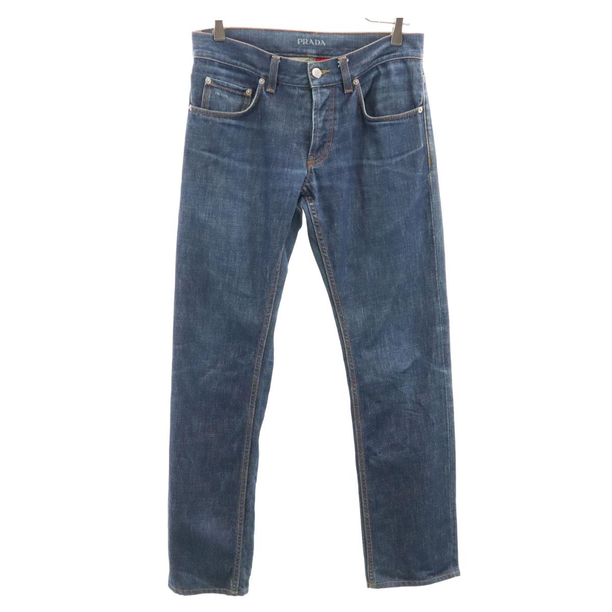 

PRADA Made in Romania Button fly Denim pants w29 blue Men s Used