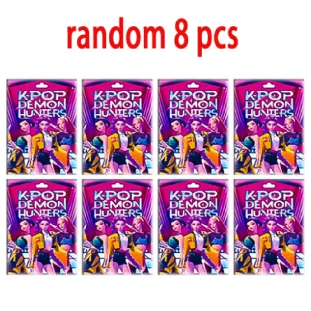 24pcs Kpop Devil Hunter Action Figures Set Derpy Tiger Rumi Mira Zoey Sussy Collectible Dolls Fan Gifts