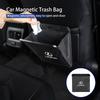 FIQK8 Car Seatback Trash Can Magnetic Waste Bag Garbage Pouch Accessories For Lexus UX250h RX450h CT200h RX400h NX300h RX350 RX300