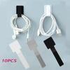 10Pcs Ties Fastening Wire Reusable Cable Organizer Cord Rope Holder Self Adhesive Adjustable Cord Organizer Straps Desk Management