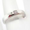 Pre-owned Van Cleef & Arpels Pt950 Diamond Ring, Size 10, g502-40