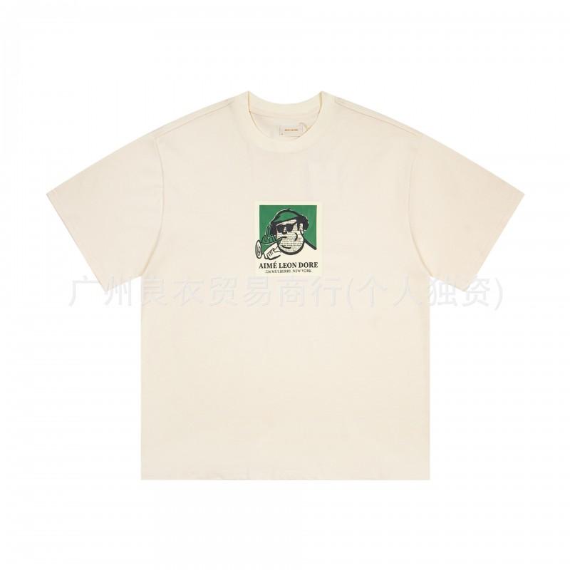 2026 Streetwear Loose Fit Cotton Tee With Graphic Print Men Women Youth Casual Wear