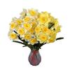 New Large 7-Prong Daffodil Artificial Flower for Wedding, Photography, and Living Room Decor.