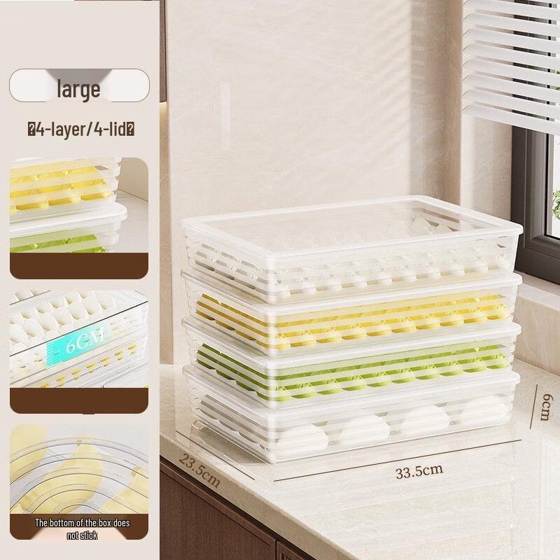 

ZISIZ Refrigerator Egg Storage Box with Lid