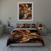 Lions affectionately nuzzling. Bedding Duvet cover sets Duvet covers Pillowcases gifts (1 * Duvet Cover 2 * Pillowcases, without duvet insert)