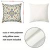 Floral Patterned Throw Pillows for Home Decor Polyester pillowcase, sofa decorative cushion cov Headboard Pillow