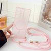 Adjustable Lanyard For Magsafe Armor Clear Case For Samsung S24 S25 Ultra S22 S23 Plus Shockproof Bumper Protector Cover