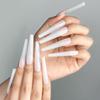 504pcs  Long Ballerina False Nail Tips Coffin Press On Nail Tips Clear Natural