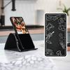Suport pentru telefon mobil cu clapă flexibilă, portabil, fără mâini, din piele artificială, flexibil, universal, pentru telefon mobil, pentru tabletă, Avion, Esenţiale de călătorie, Accesorii pentru telefon