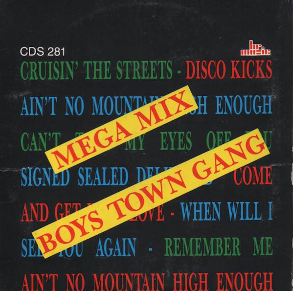 CD BOYS TOWN GANG - Mega Mix CDS281 BR Music 1988 Europe Soul/Funk Used