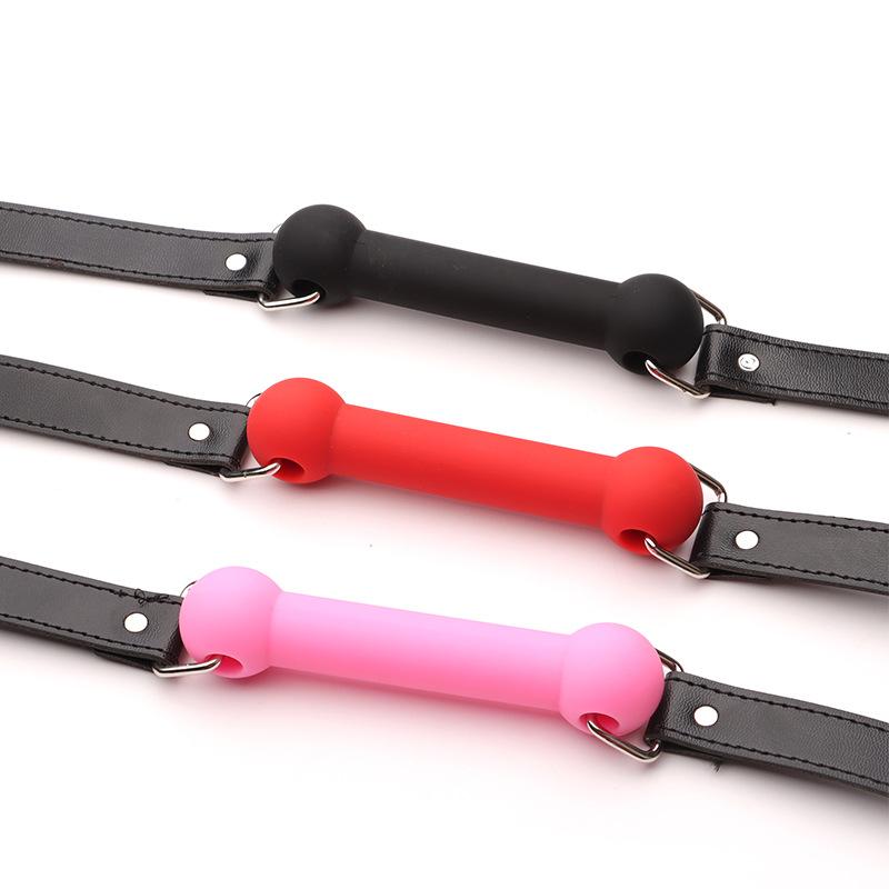 Silicone Slave Mouth Gag,Bone Gag,Puppy Pet Play Bondage Restraints,Sex Toys For Couples,Adult Games, Role Play
