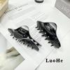 French Acetate Large Claw Hair Clip - Women's Elegant Fragrant Style Shark Clip