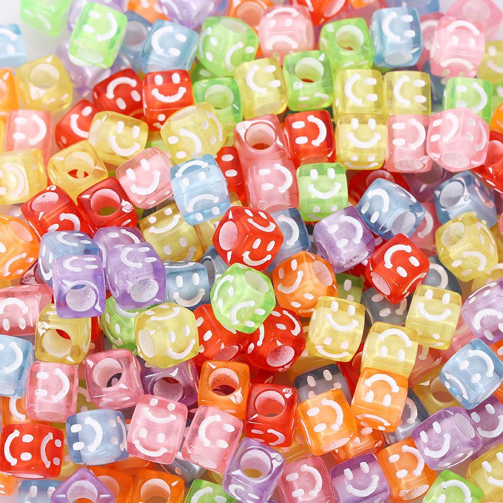 Acrylic Letter Beads for Kids' Jewelry Making – Educational DIY Beading Accessories