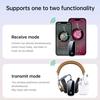 2 In 1 Bluetooth 5.4 Audio Transmitter Receiver 3.5mm AUX Jack Airplane Wireless Adapter Mic For TV Car Kit Speaker PC Headphone