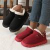 Unisex Zimowe Buty Pluszowe Ciepłe Płaskie Męskie Damskie Kapcie Domowe Puszyste Męskie Bawełniane Przytulne Buty Moda Casual Futro Pluszowe