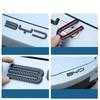 Per BYD SEAl EV ATTO 4 2022 2023 2024 Accessori Auto Emblema Badge Decalcomania Paraurti Anteriore Logo Nero Carbonio Adesivo di Modifica