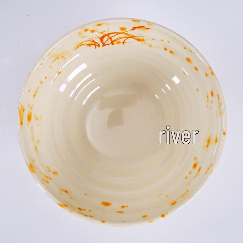 Yangge Series 8-inch Autumn Grass Melamine Noodle Bowl