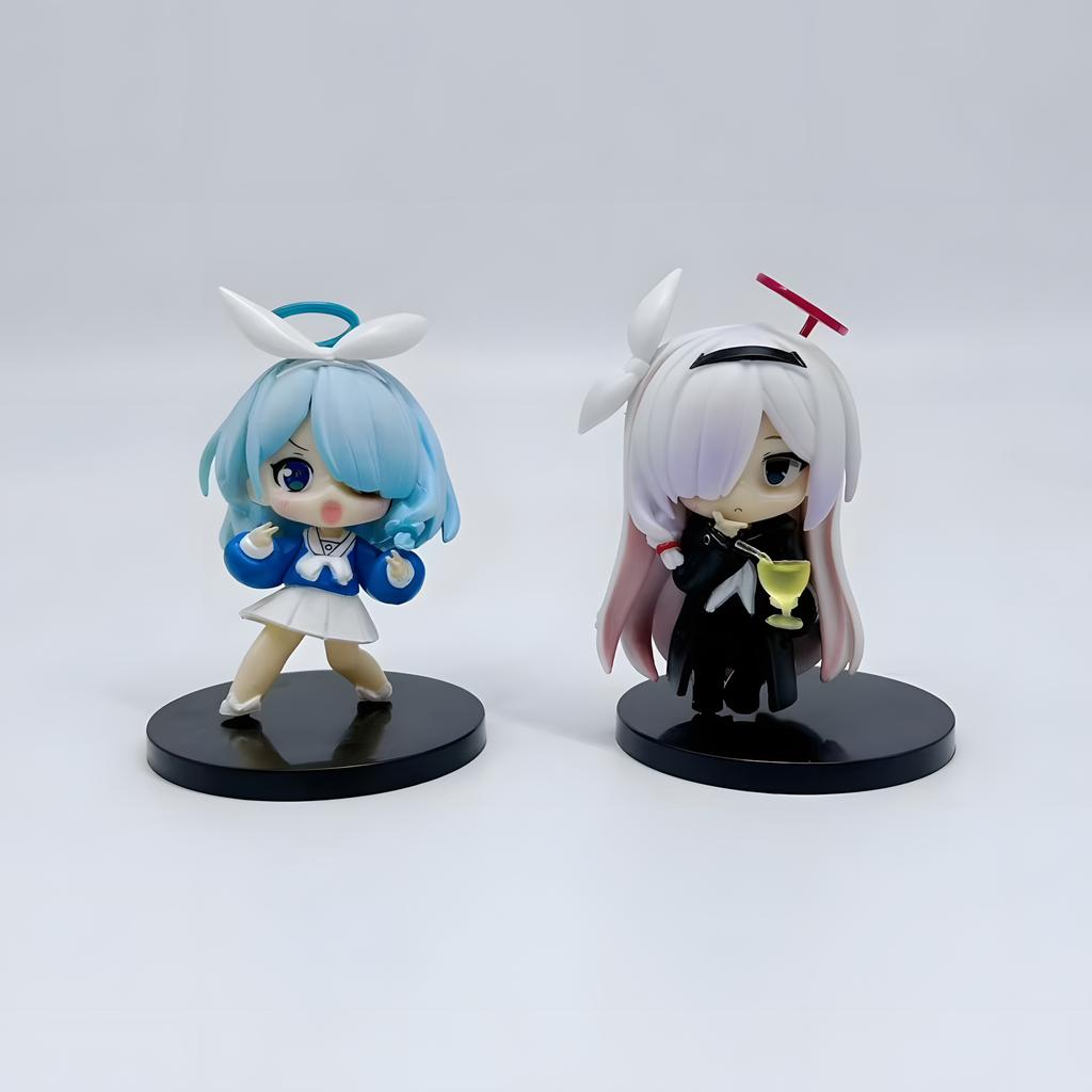 Blue Archive The Animation Figure Anime Periphery Kawaii Car Decoration Model Toy Doll Christmas Gifts Q A.R.O.N.A Version Kid Friendly Entertaining