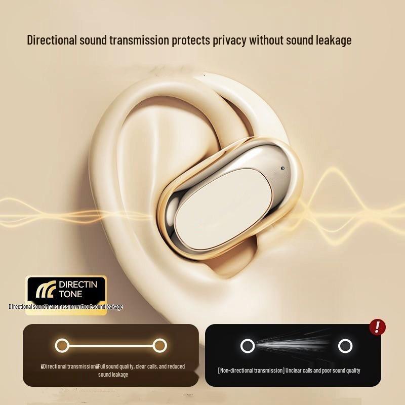New Open-Ear Hook Wireless Bluetooth Earbuds - Long Battery Life, High-Quality Sound, Sports, Calls
