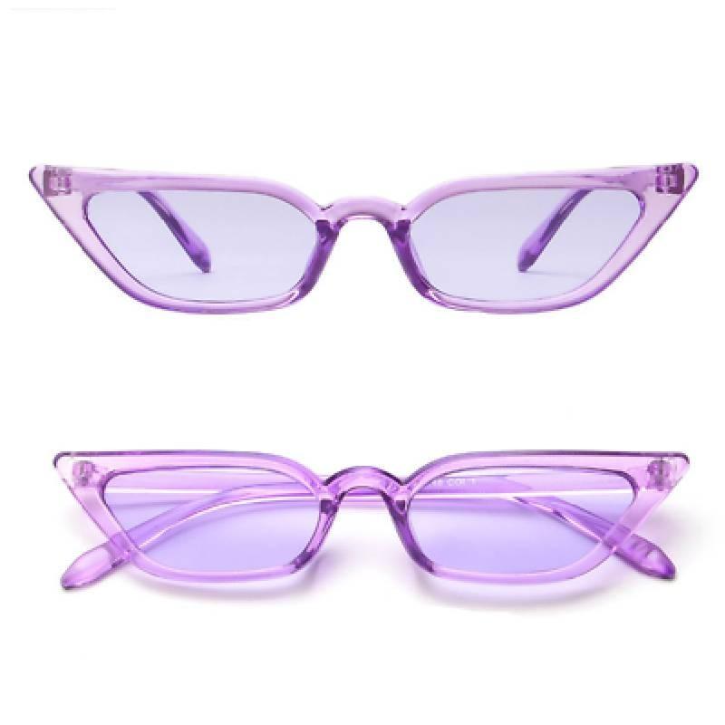 Elegant Women Cat Eye Design Sunglasses With Retro Small Eyeglass And Uv Protection