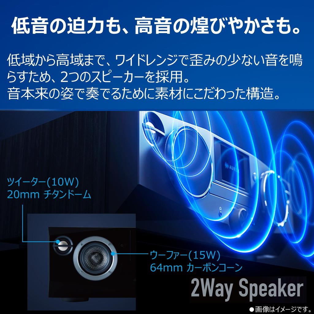 Toshiba AUREX Kabelloses Lautsprechersystem AX-XSS100(K.) CD/FM