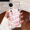 Case For VIVO V40 5G Back Cover VIVO V40 Pro 5G Cute Love Cat Rabbit Funny Cartoons Casing Ultra Thin Clear Soft TPU Phone Case
