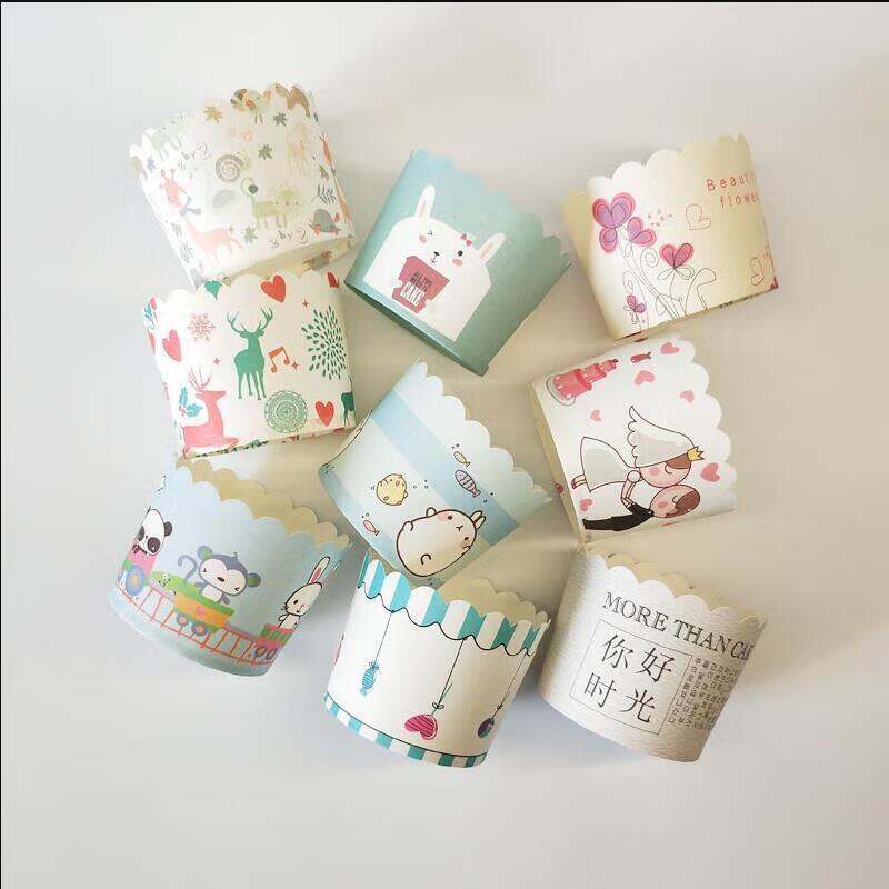 JINGRX Disposable Baking Muffin Cups