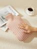 Large Pvc Hot Water Bottle for Women, Thickened Water-Filled Heating Bag, Explosion-Proof, for Warming Hands, Applying To Stomach and Waist