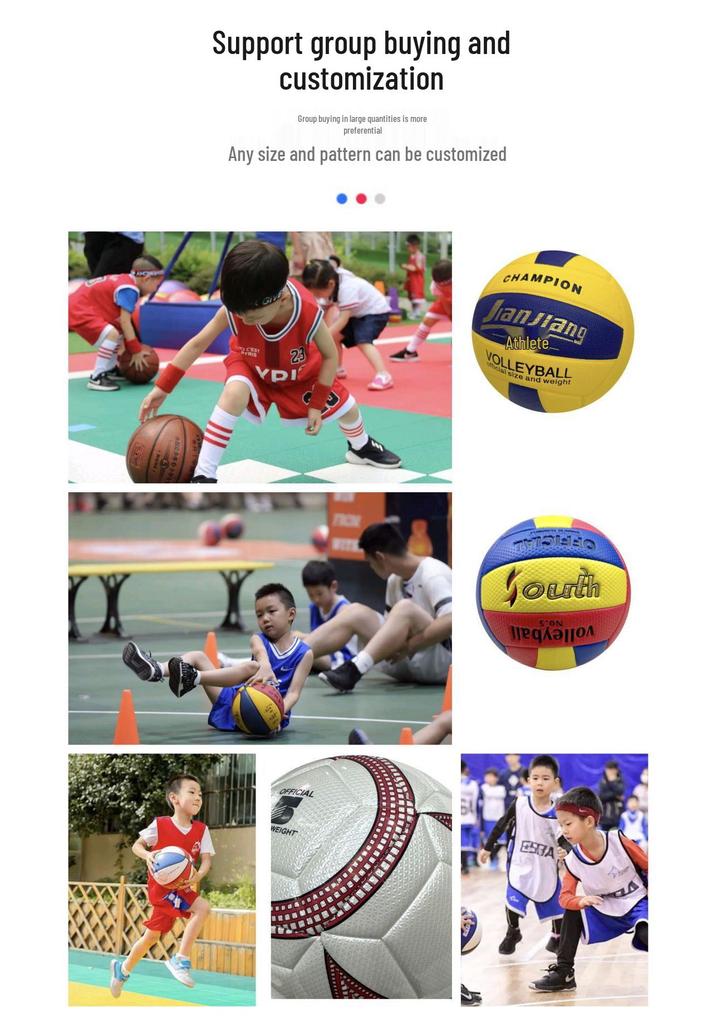 Ballon de Football Taille 2 Durable Cousu à la Machine pour Enfants de l'École Primaire - Parfait pour l'Entraînement et les Matchs