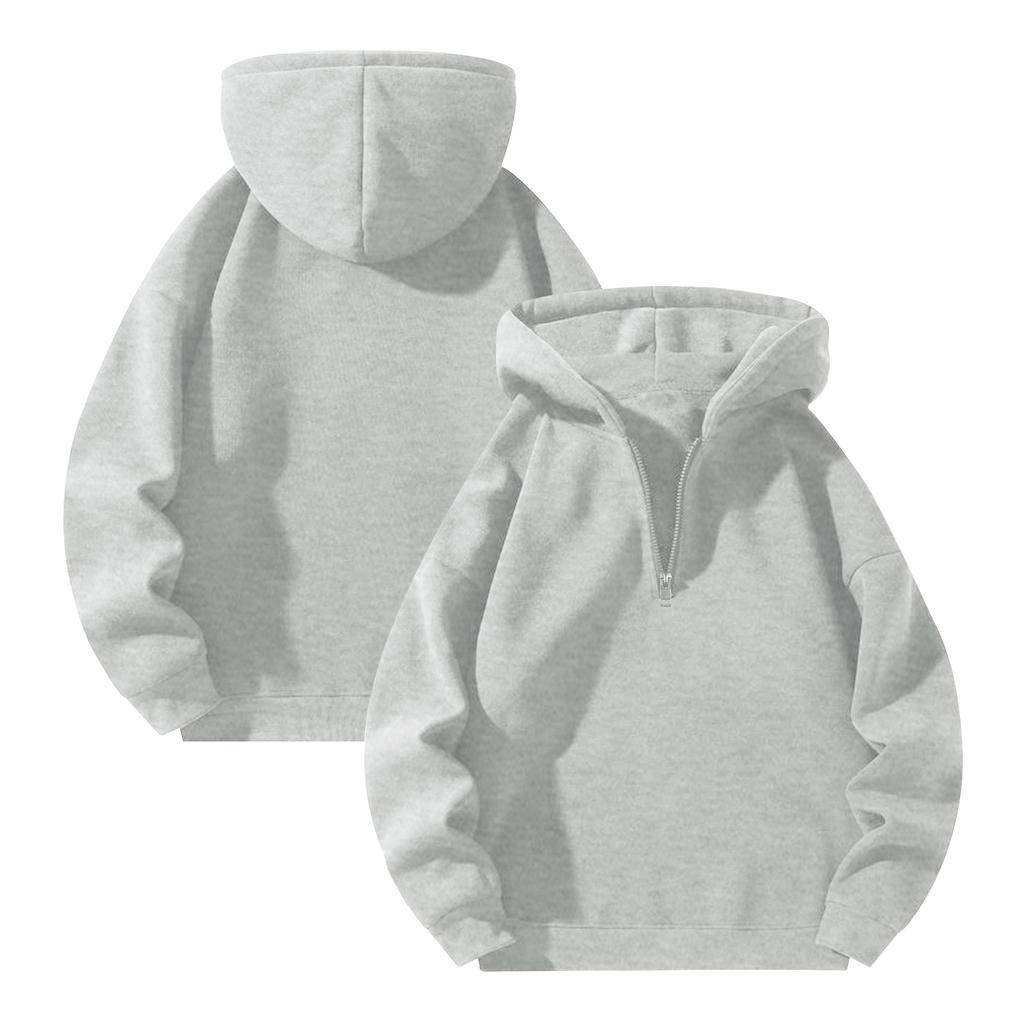 Men'S Lined Sweatshirts Fleece Pullovers Basic Tops Warm Winter Sweatshirts Men'S Oversized Fleece Sweatshirts With Hoodie