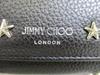 Authentic Jimmy Choo Silver Metal Stars Black Leather 6 Pics Key Case Neptune #9938  Refurbished