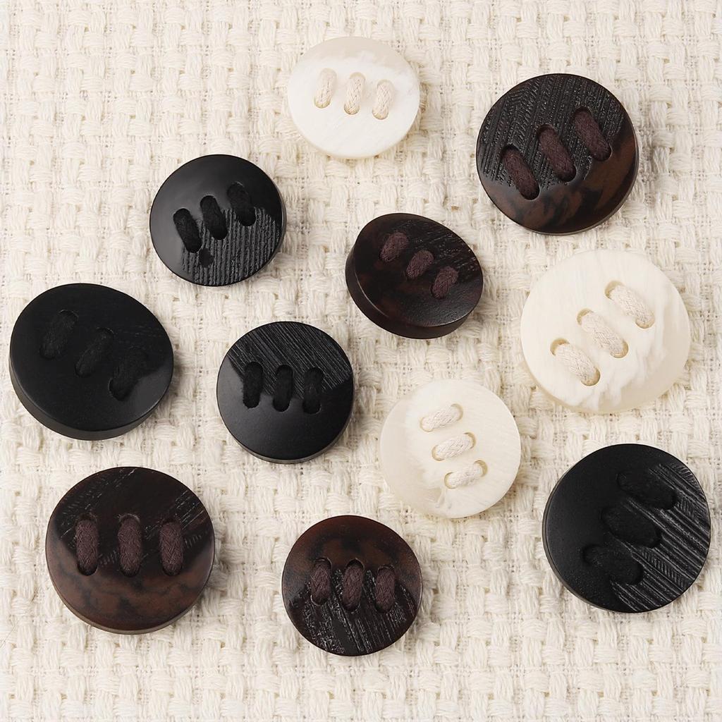 Unisex Windbreaker with Decorative Rope Buttons - Western Style