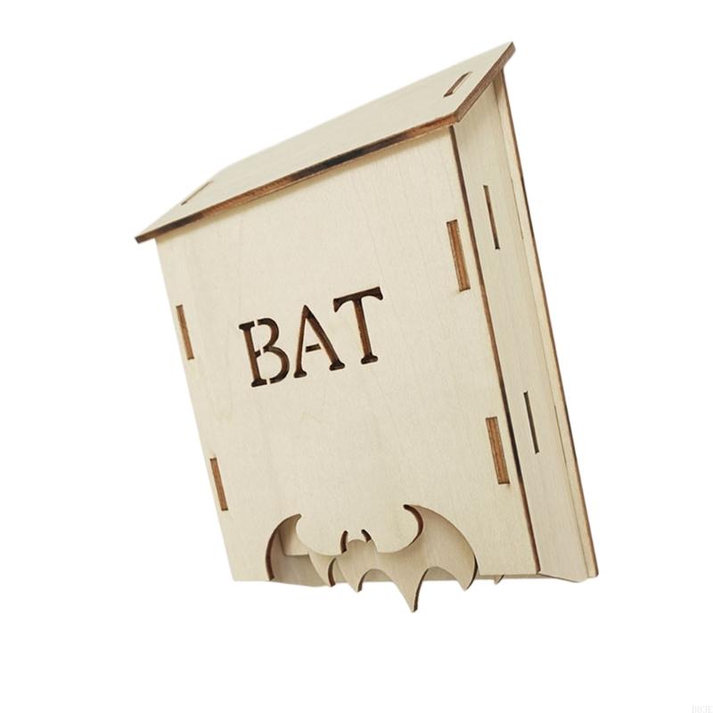 Hanging Bat Shelter House In Construction, Outdoor Bat House for Quiet Tree Placement In Backyard or Yard Use B03E