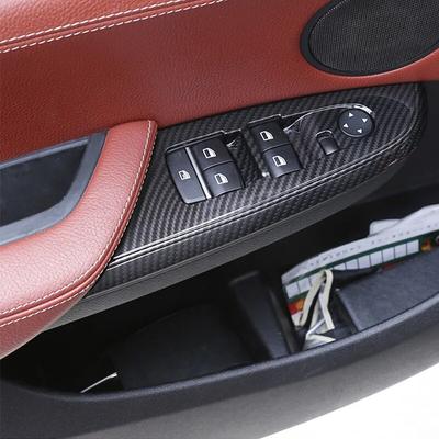 LHD Auto Windows Lift Einstellung Taste Bedienfeld Rahmen ABS Dekoration Für BMW X3 F25 X4 F26 2011-17 auto Tuning Zubehör