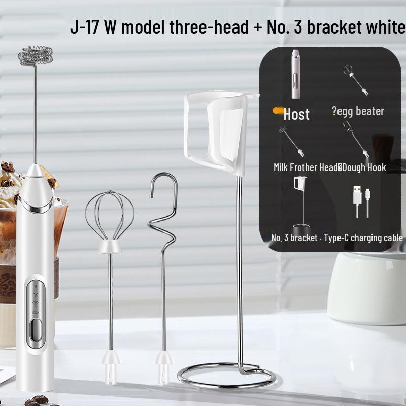 Handheld Electric Milk Frother and Coffee Stirrer