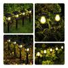 2/4pcs Solar Pathway Lights Solar Powered Landscape Light Auto On/Off Lawn Lamp Waterproof for Yard Patio Garden Decoration