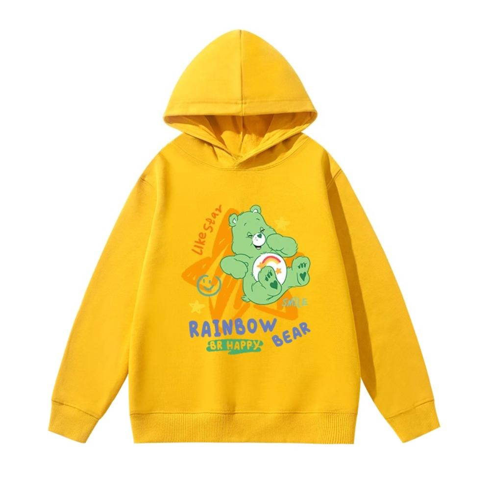 New Style Cartoon Little Dinosaur Bear Children's Sweatshirt Autumn and Winter Warm Children's Hoodie Boy Girl Clothing