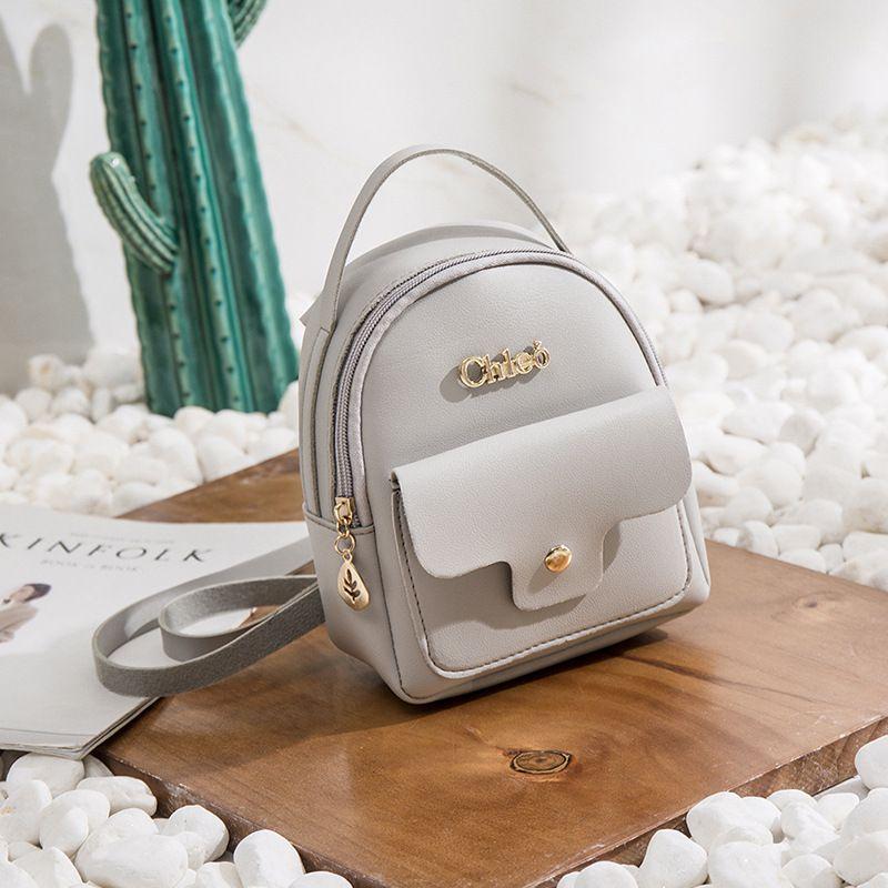 Stylish Girls' Pu Leather Travel Backpack Handbag With Adjustable Shoulder Straps