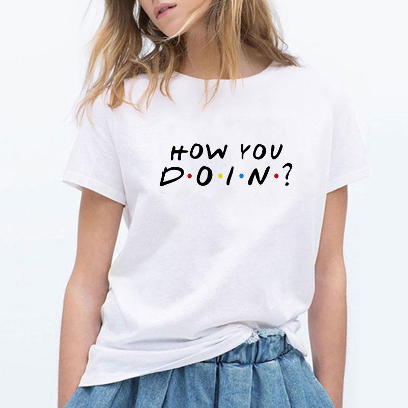 Friend Tv Show Women Femme Clothes T Shirt Female T Shirt T Shirt Top Tee Shirts