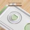 Narrow-Edge Food-Grade Multi-Layer Dumpling Storage Box with Non-Stick Bottom, Fresh-Keeping, Sealed for Refrigerator Side Door.