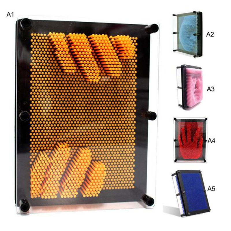 3D Clone Shape Pin Art Shoumo Colorful Model Three-Dimensional Plastic Toy