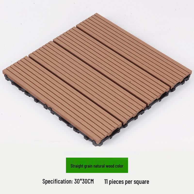 Waterproof WPC Balcony & Garden Flooring - Easy Snap-On, Anti-Corrosion, Ideal for Outdoors & Indoors.