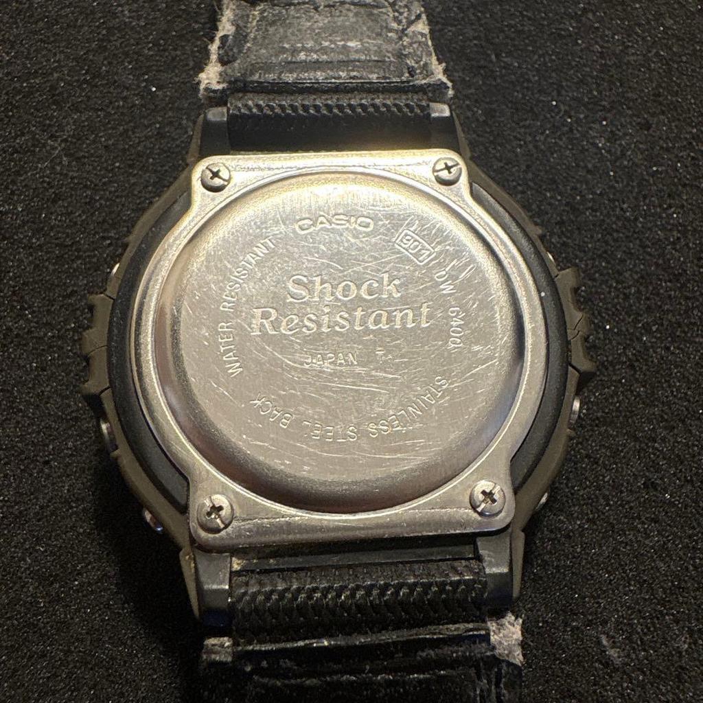 Used CASIO G-SHOCK DW-6400 commonly known as Gundam