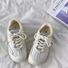 New Board Shoes Women's Versatile Summer Shoes Thick Baseplate Shoes Retro Style White Shoes