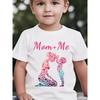 Taglie europee Estate Moda Ragazzo Manica Corta Mamma+Io Stampa Lettere Casual Top da Esterno