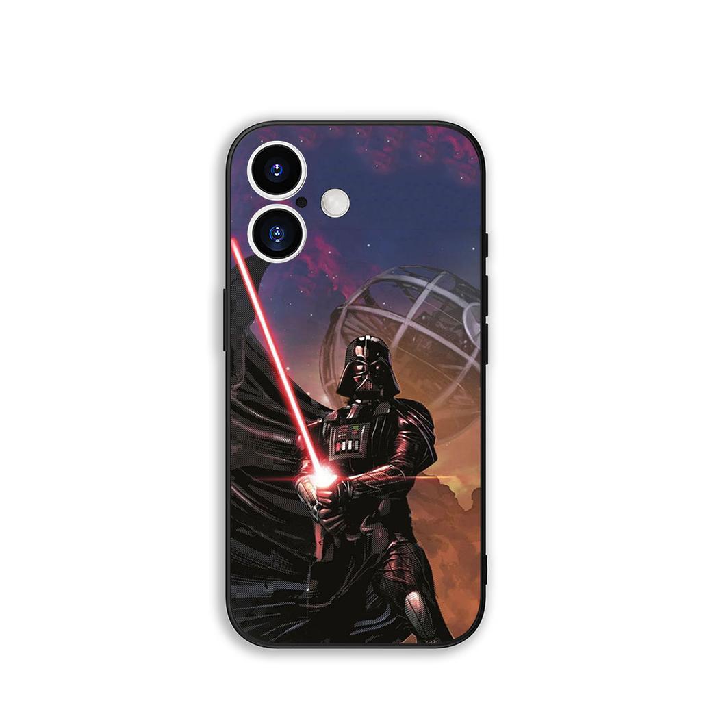 For Apple iPhone 16 15 14 Plus 13 12 Mini 17 Pro Max + 16E Air 16+ ProMax Phone Cover Case Stars Darths Wars Yoda Vader